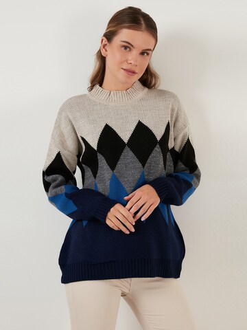 Pull-over LELA en bleu : devant