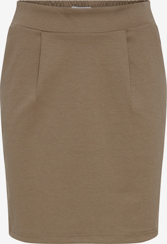 ICHI Skirt 'IHKATE' in Beige: front