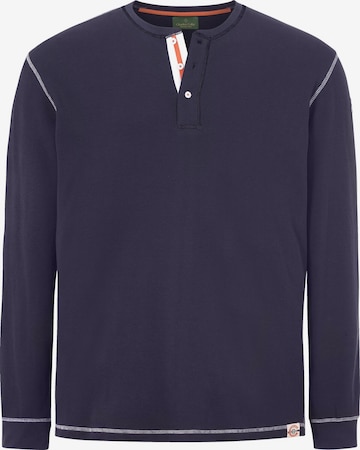 Charles Colby Sweatshirt in Blauw: voorkant