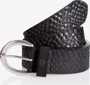 Ceinture 'Emily' TOM TAILOR DENIM en noir : devant