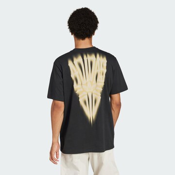 juoda ADIDAS ORIGINALS Marškinėliai: priekis