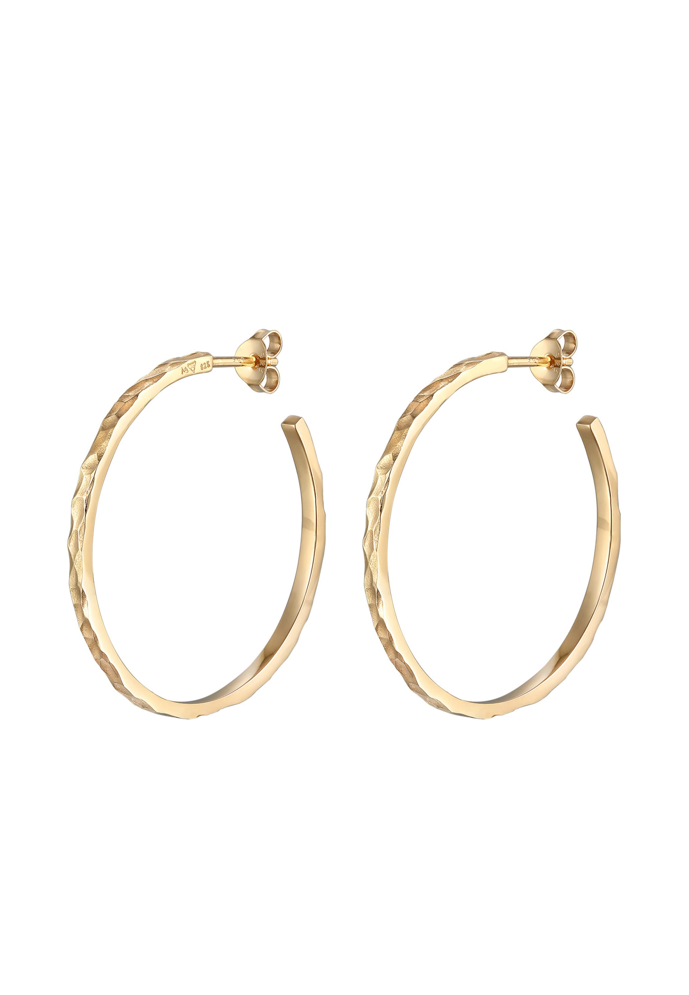 ELLI Σκουλαρίκια 'Kreis' σε χρυσό: μπροστά