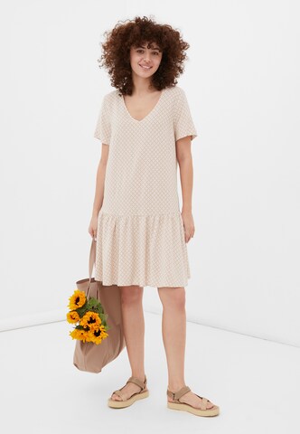 Finn Flare Sommerkleid 'Print' in Beige
