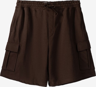 Bershka Shorts in dunkelbraun, Produktansicht