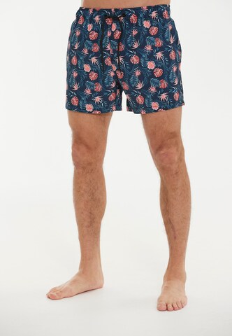 Cruz Board Shorts 'Obi Van' in Blue: front