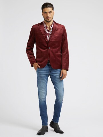 GUESS Regular Fit Sakko in Rot