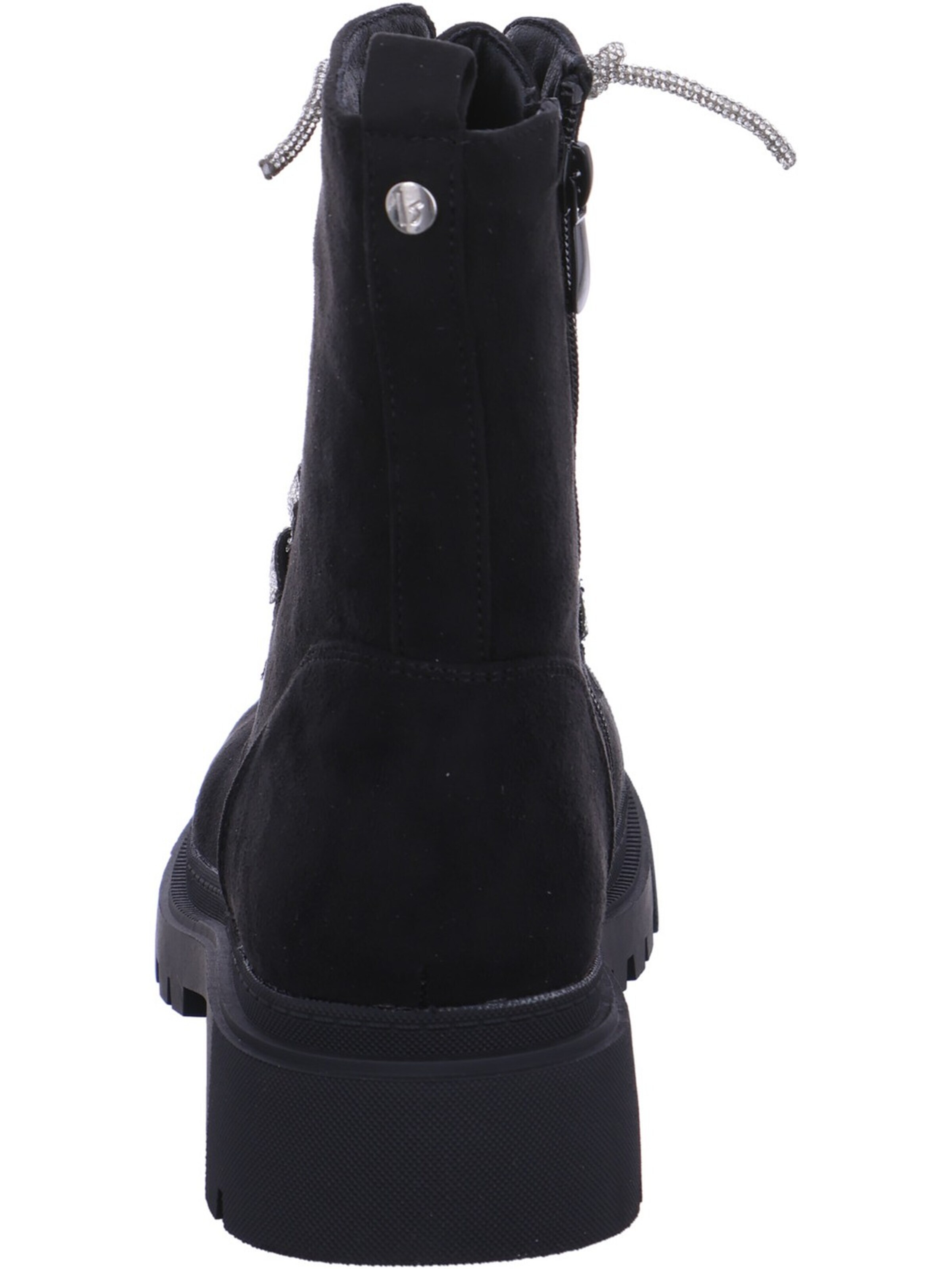 LA STRADA Booties 'La Strada Schnürstiefel Schwarz' in Black