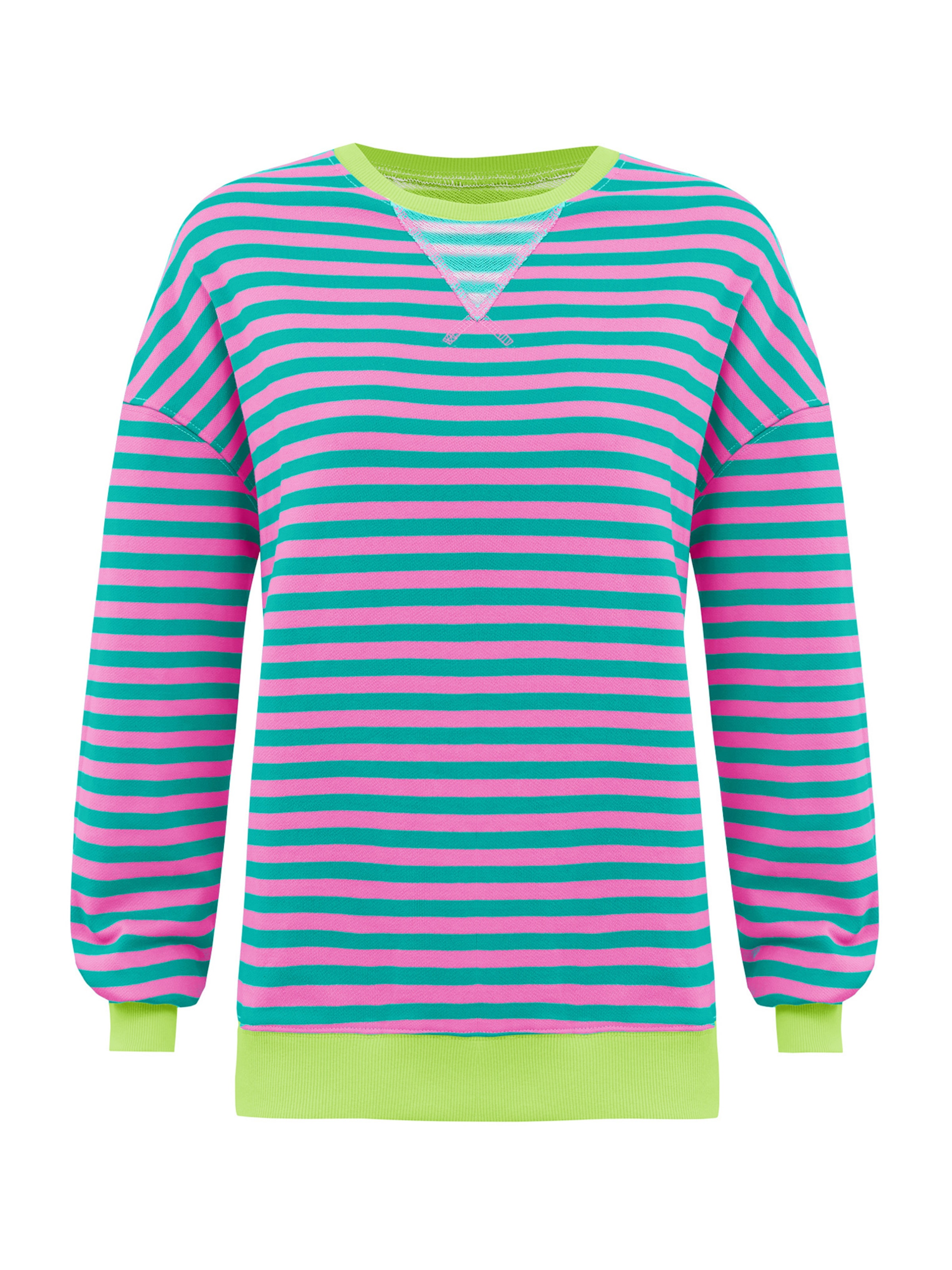 Bluză de molton de la Imily Bela pe roz: față