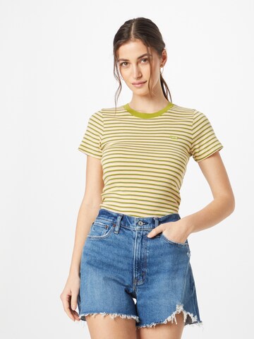 LEVI'S ® Póló 'Rib Baby Tee' - bézs: elől