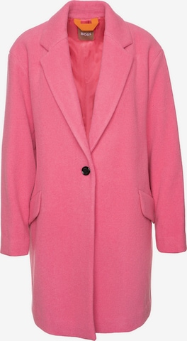 BOSS Between-Seasons Coat 'Calesso' in Pink: front