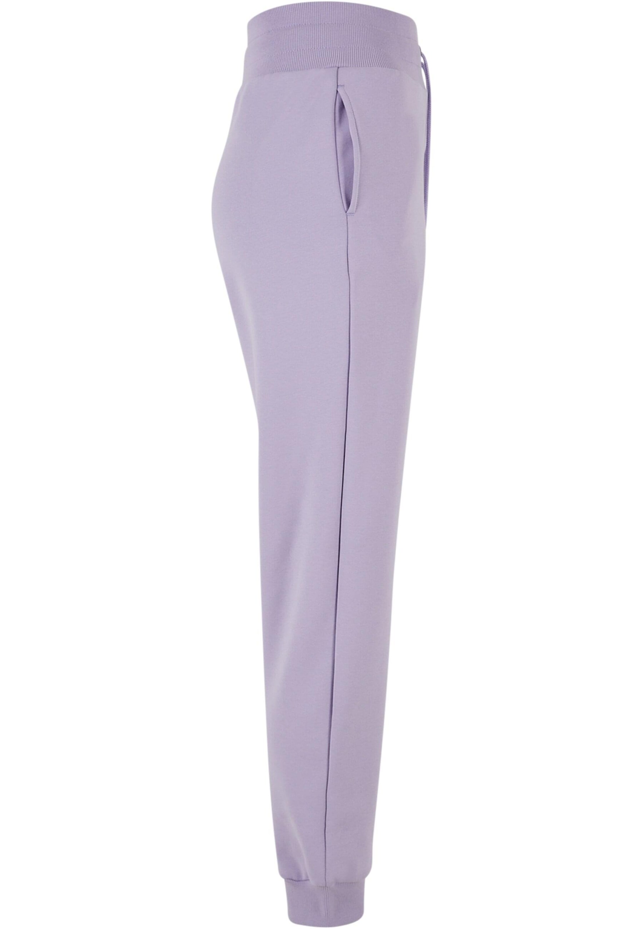 Urban Classics Tapered Broek in Lila