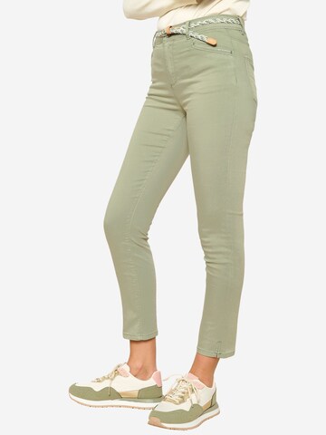 LolaLiza Slimfit Broek in Groen