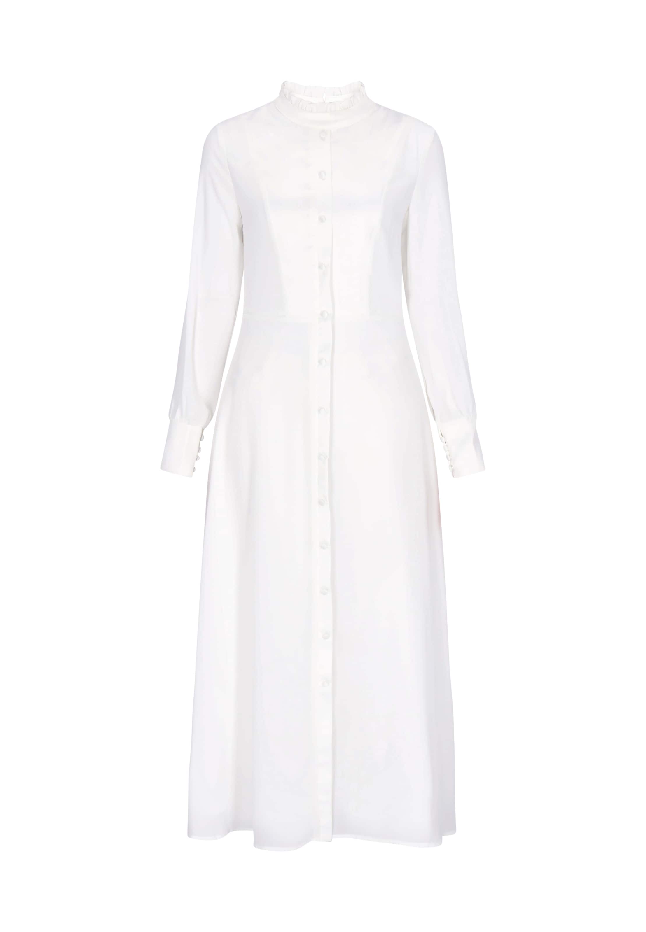 Robe usha BLACK LABEL en blanc : devant