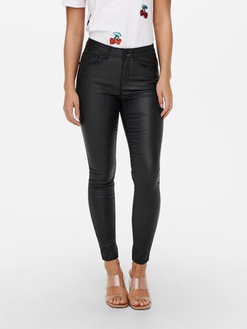 Only Petite Skinny Pants 'ANNE' in Black: front