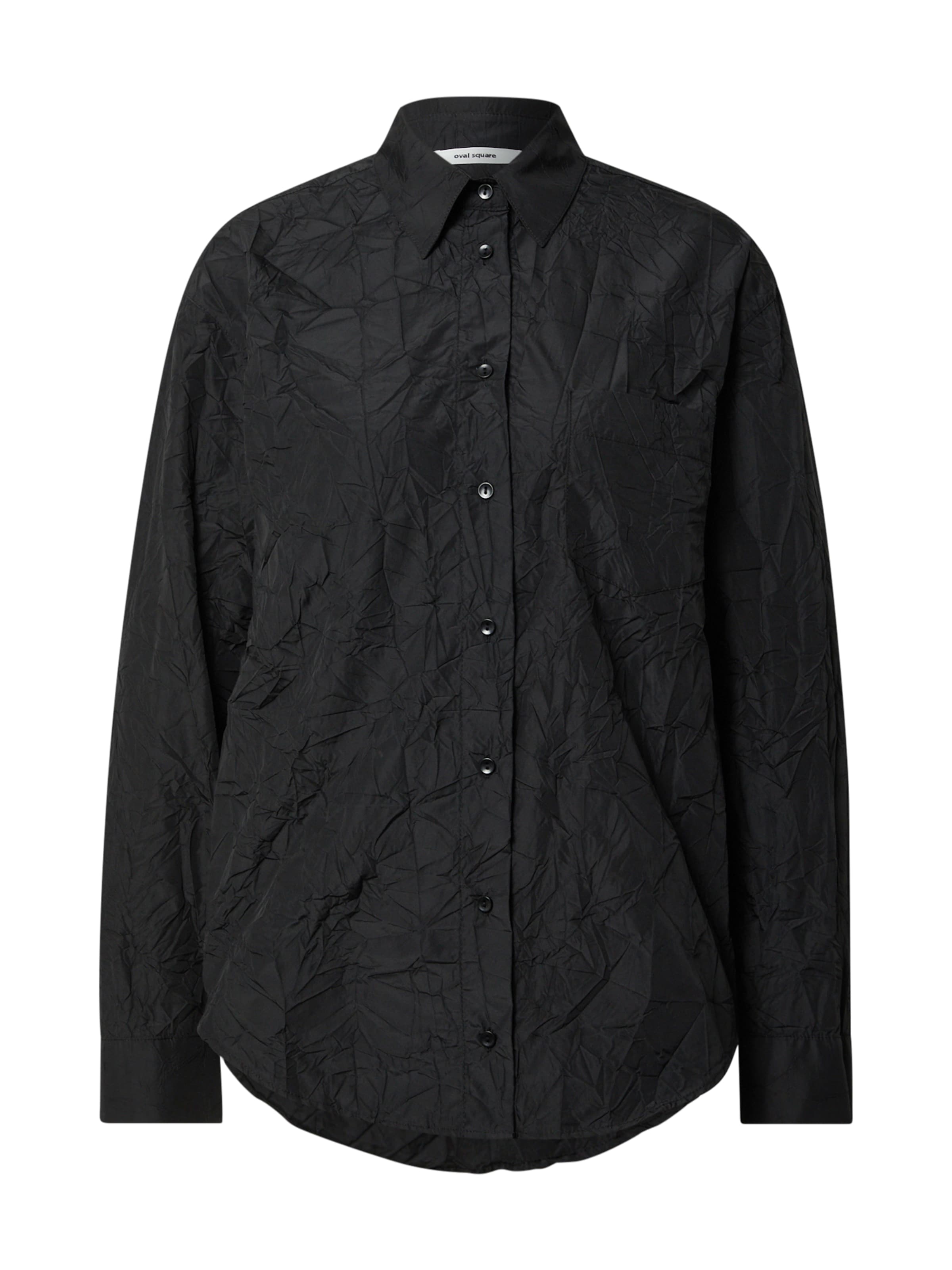 Bluză de la Oval Square pe negru: față