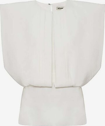 NOCTURNE Blouse in White: front