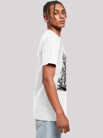 T-Shirt 'Marvel Avengers Assemble Team' F4NT4STIC en blanc