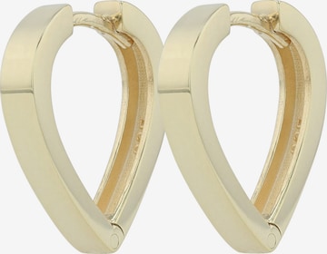 Akzent Ohrringe '"Xyra" aus 925 Sterlingsilber, rhodiniert, langlebig' in Gold: Vorderseite