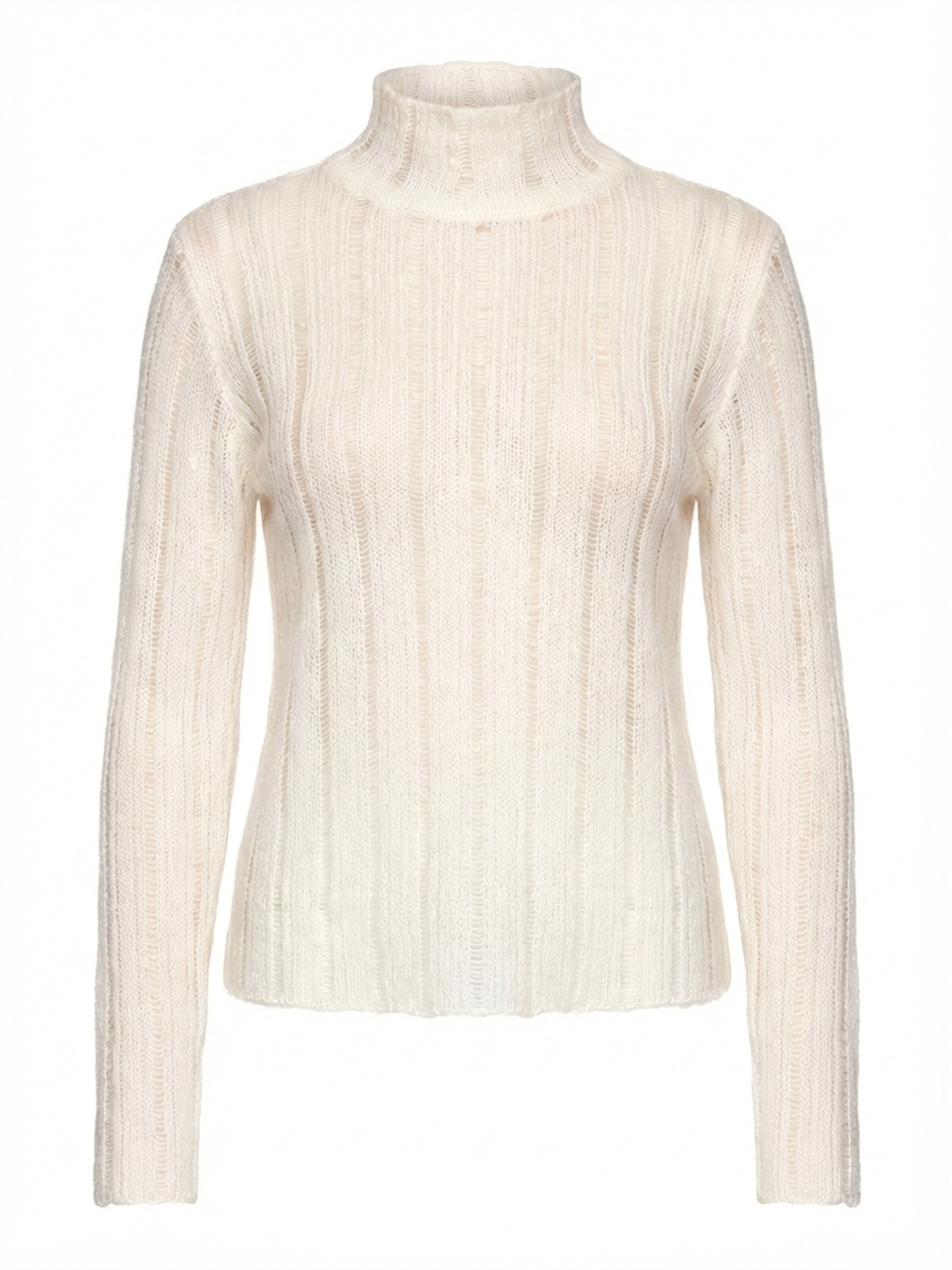 Ombre Trui in Beige: voorkant