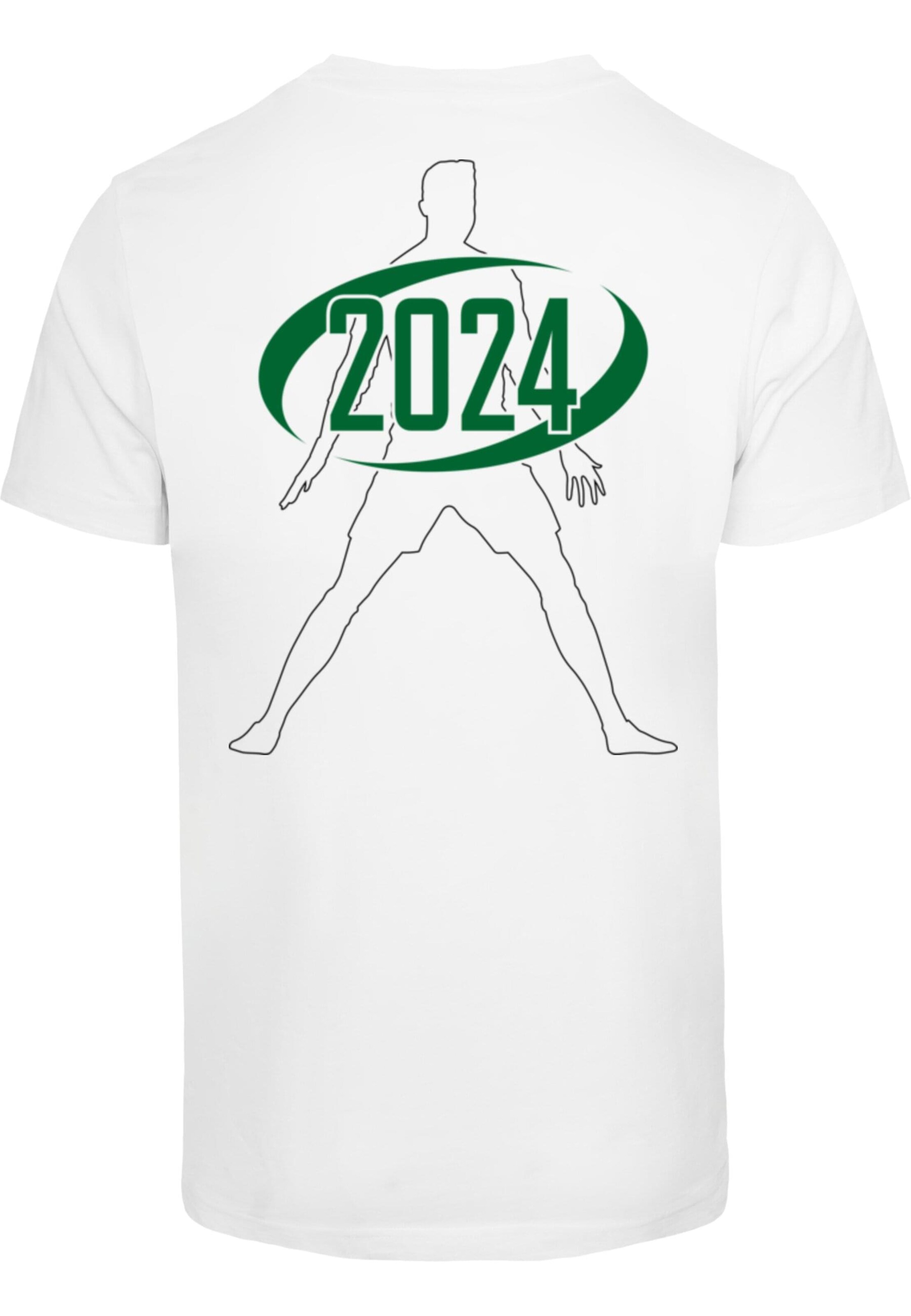 Mister Tee Shirt 'Portugoat' in White