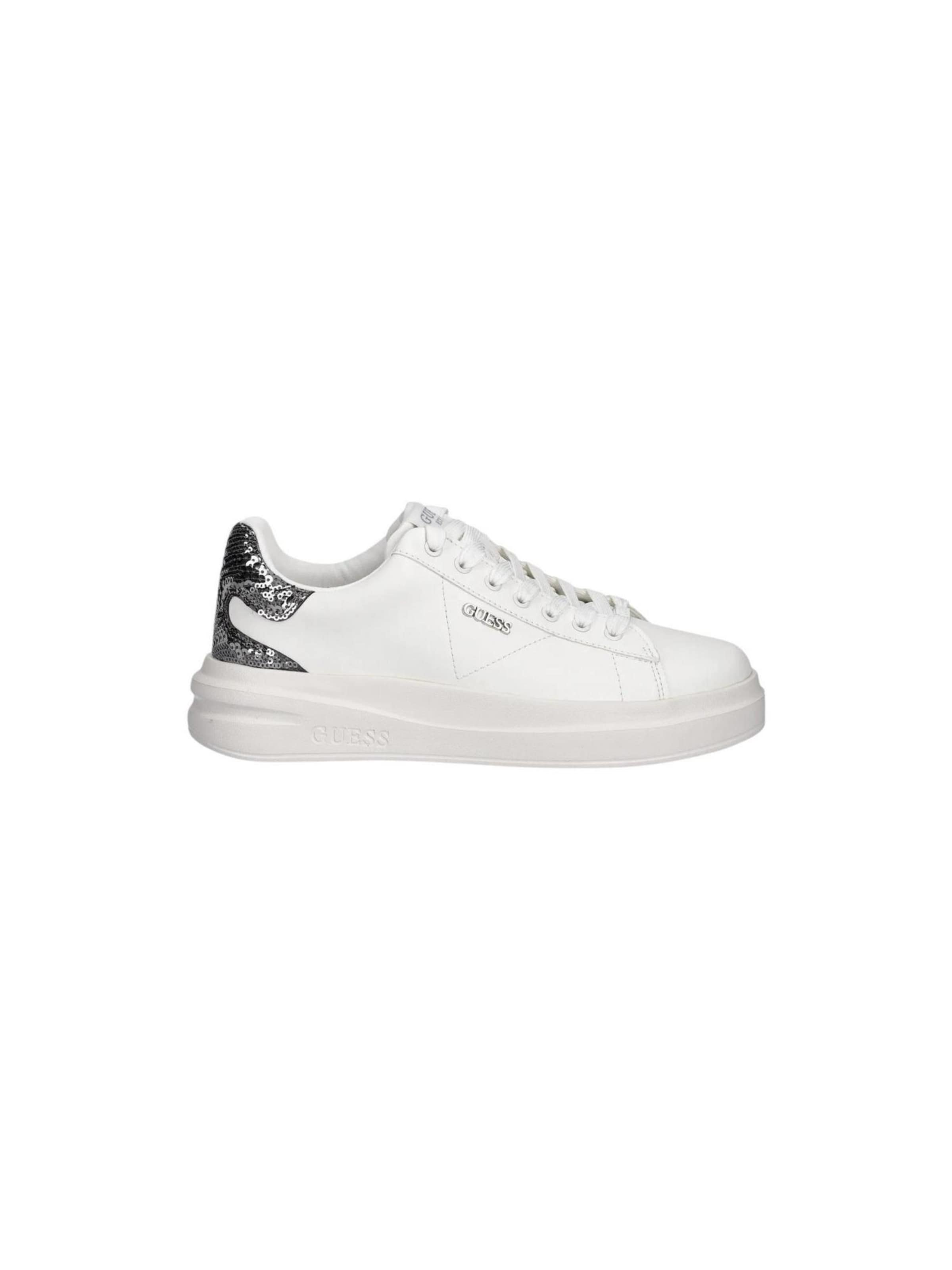 Sneaker bassa 'ELBINA10 FLFE10 ELE12' di GUESS in argento: frontale