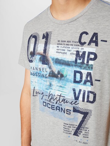 CAMP DAVID Shirt 'Ocean´s Seven I' in Grey