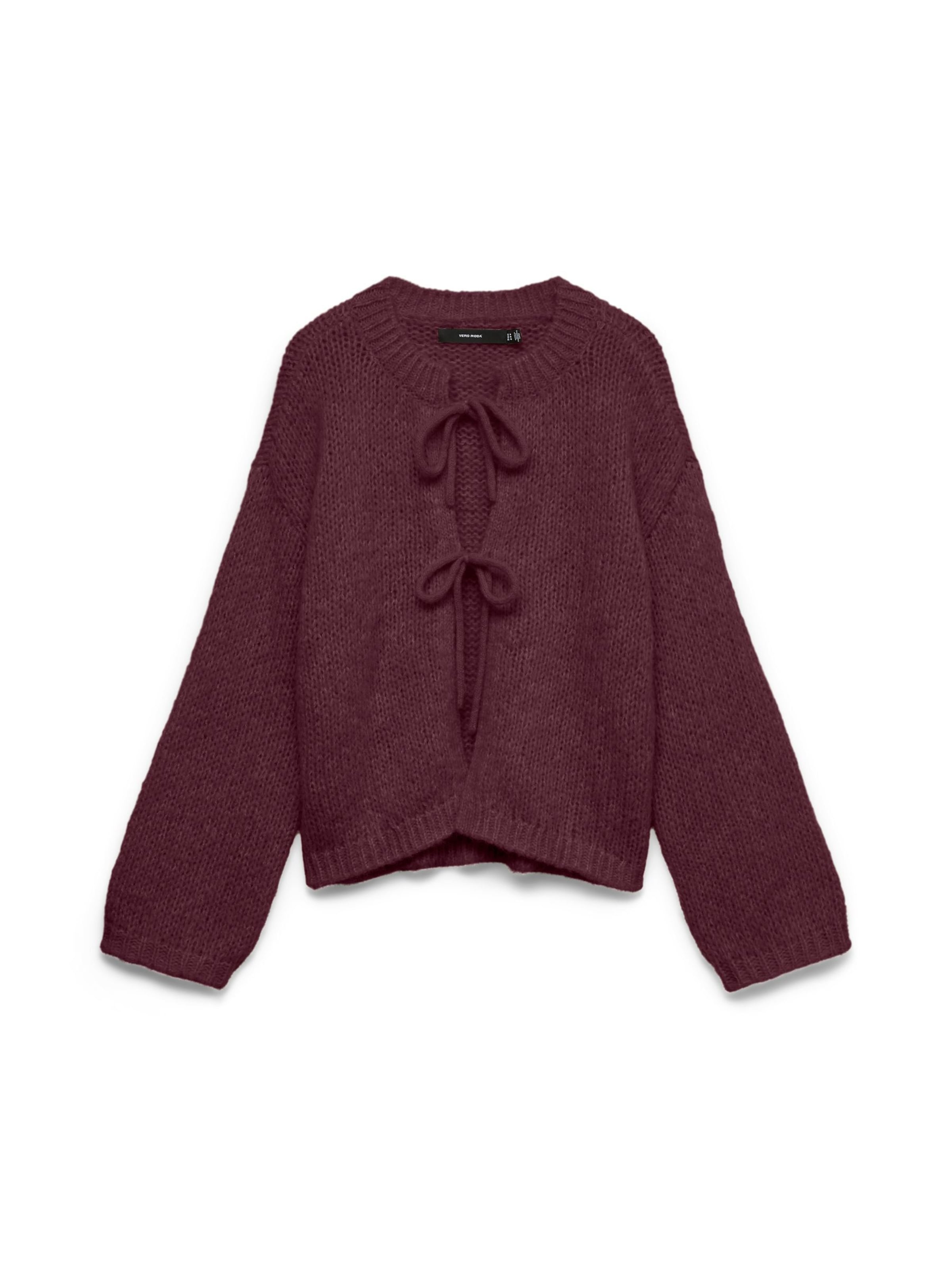 VERO MODA Gebreid vest in Rood: voorkant