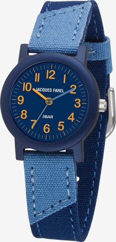 Jacques Farel Analog Watch in Blue: front