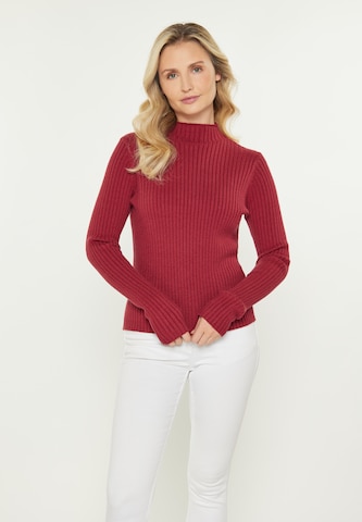 Pull-over 'Classic' usha BLUE LABEL en rouge : devant