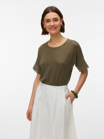 VERO MODAMajica 'VMGINA' - zelena boja: prednji dio