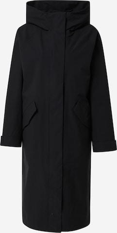 elvine Between-Seasons Coat 'Effie' in Black: front