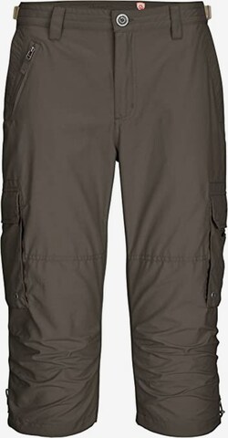 KILLTEC Regular Workout Pants in Brown: front