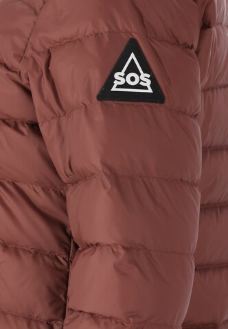 SOS Outdoor Jacket 'Nauders' in Pink