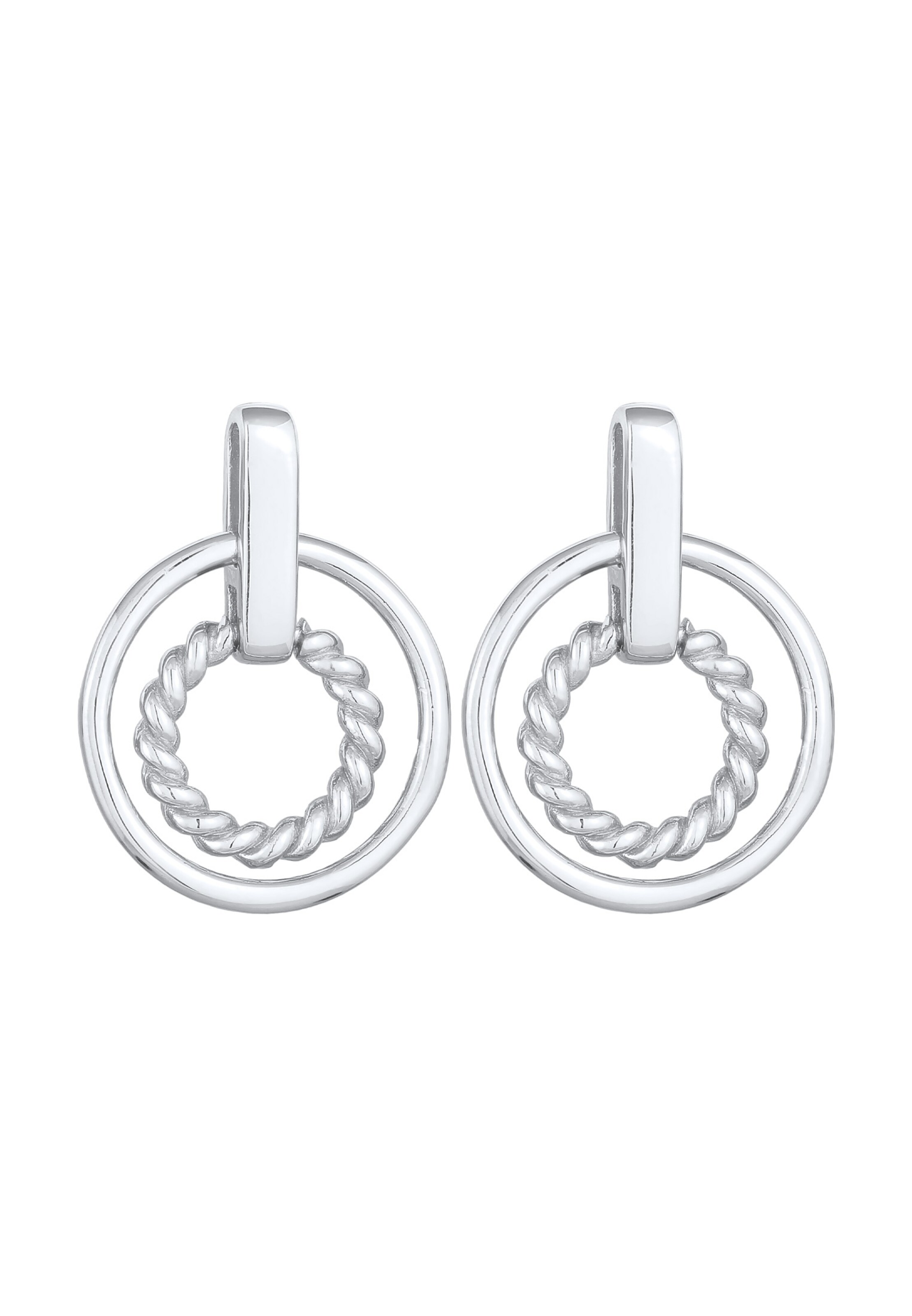 ELLI Ohrringe in Silber: Vorderseite
