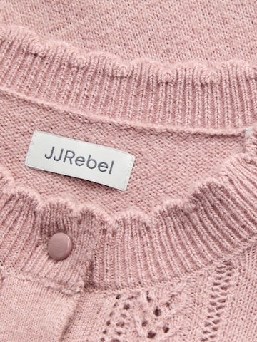 Geacă tricotată 'JREBWDORIS' de la JJ Rebel pe roz