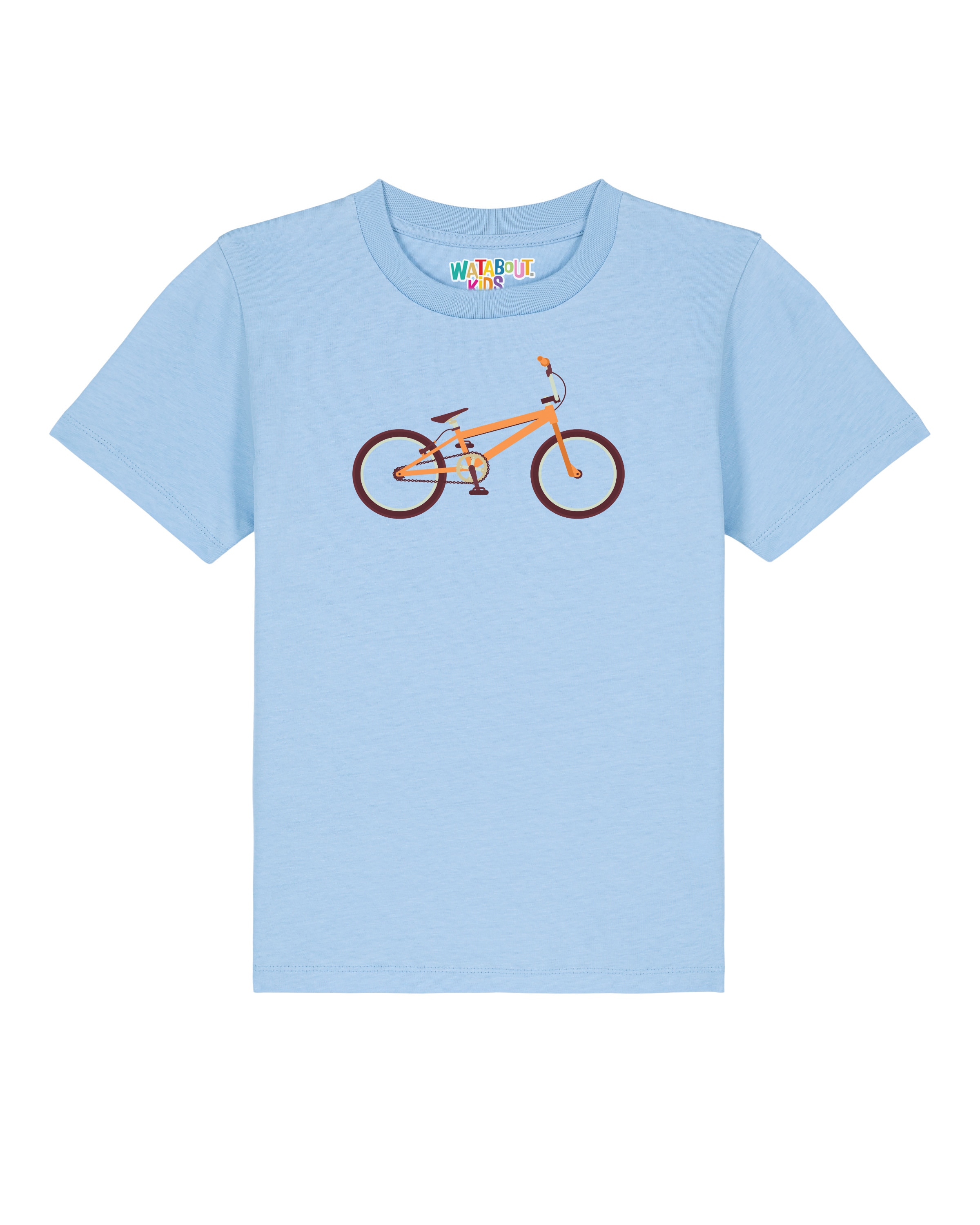 Maglietta 'Bmx' di watabout.kids in blu: frontale