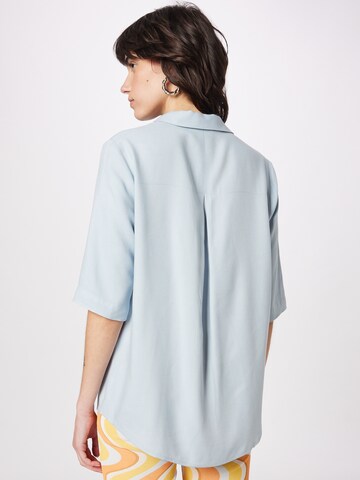 Another Label Bluse 'Bache' in Blau