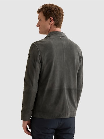 VANGUARD Välikausitakki 'Suede shirt jacket' värissä harmaa
