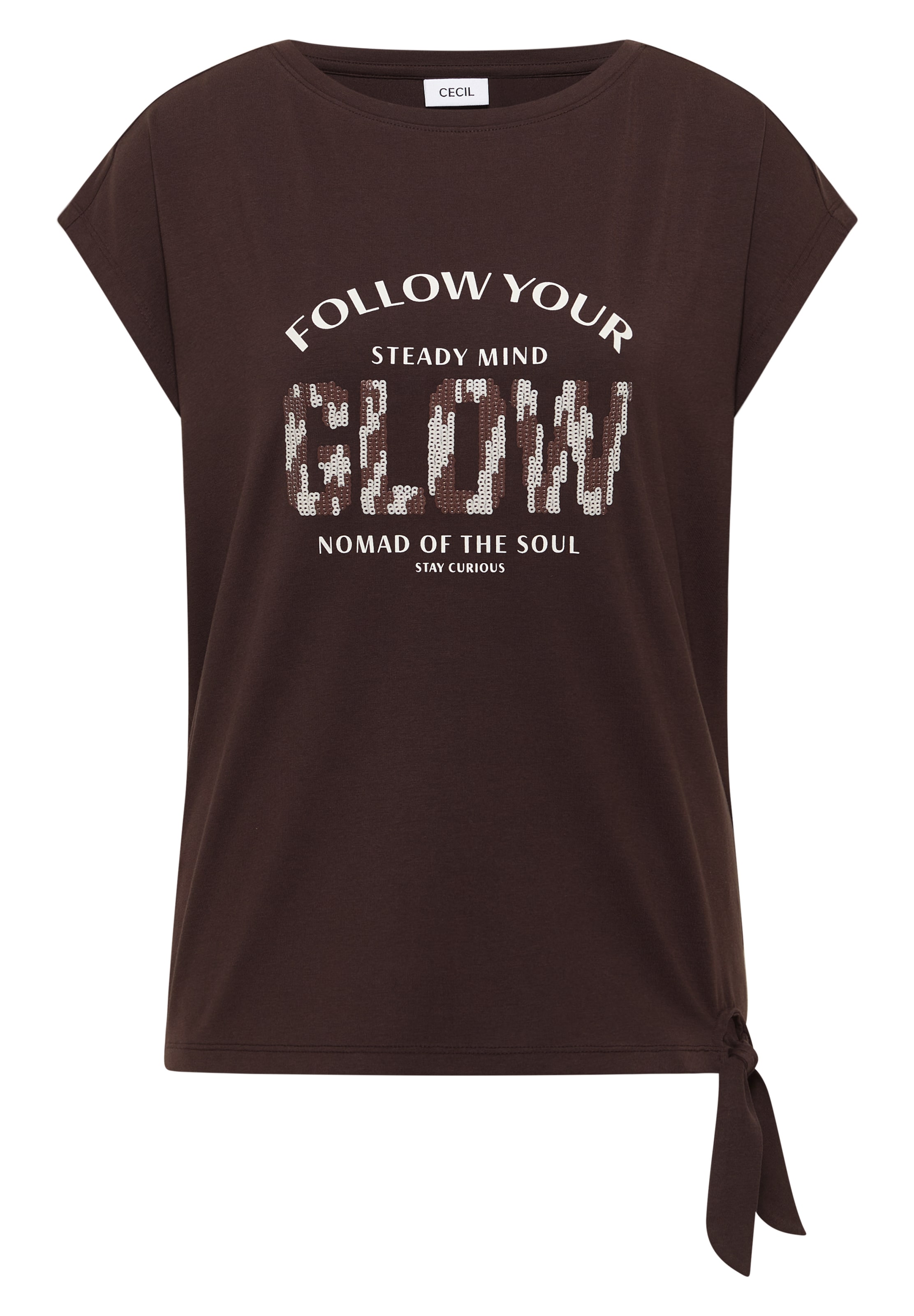 CECIL Shirt in Braun: Vorderseite