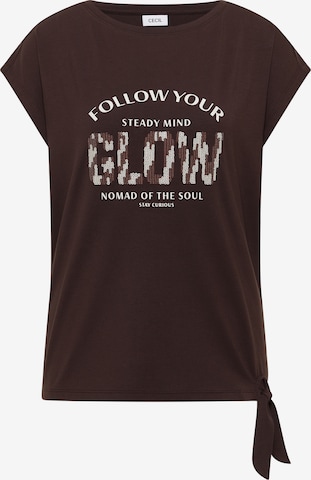CECIL Shirt in Braun: Vorderseite