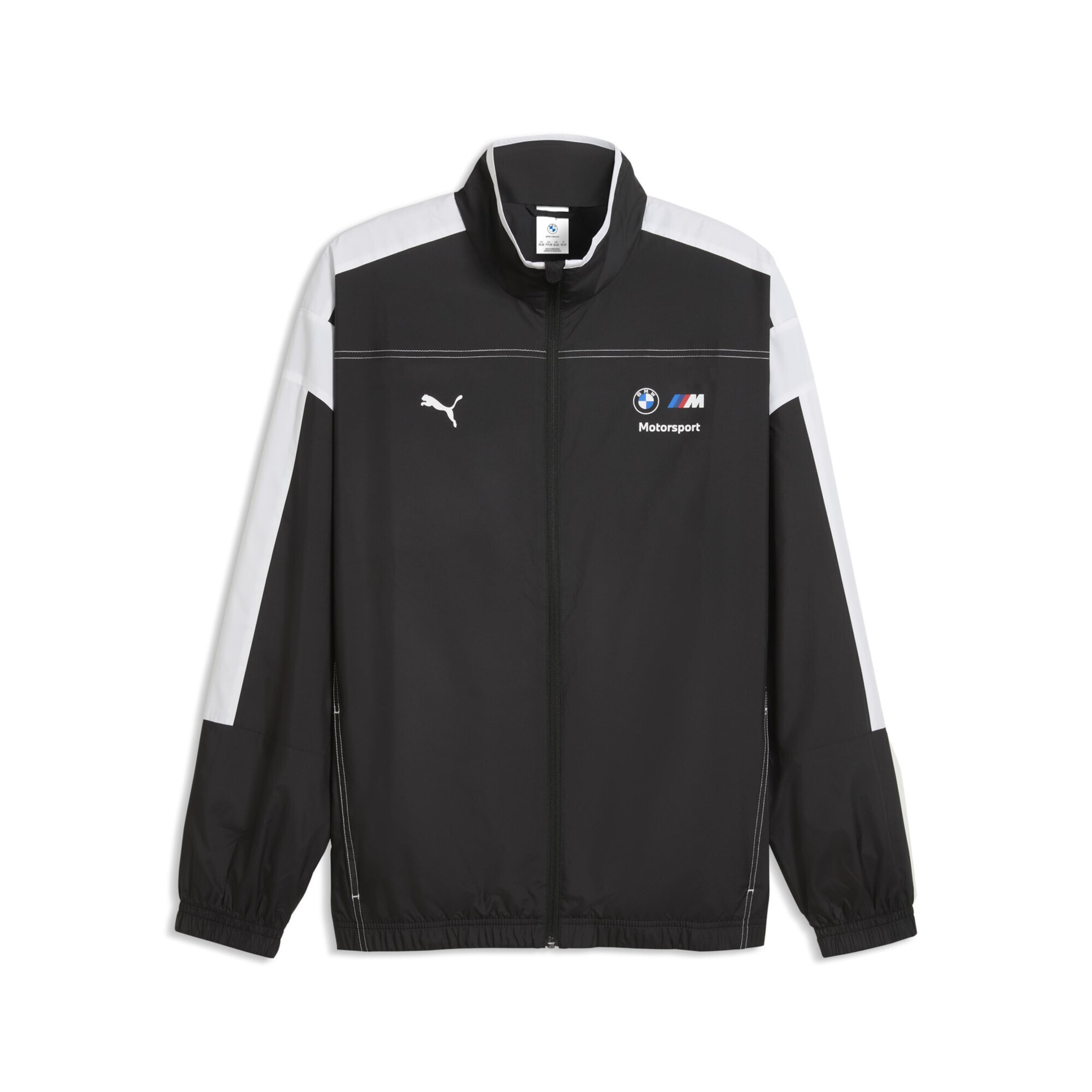 PUMA Sweatjacke  'BMW M Motorsport MT7 ' in Schwarz: Vorderseite
