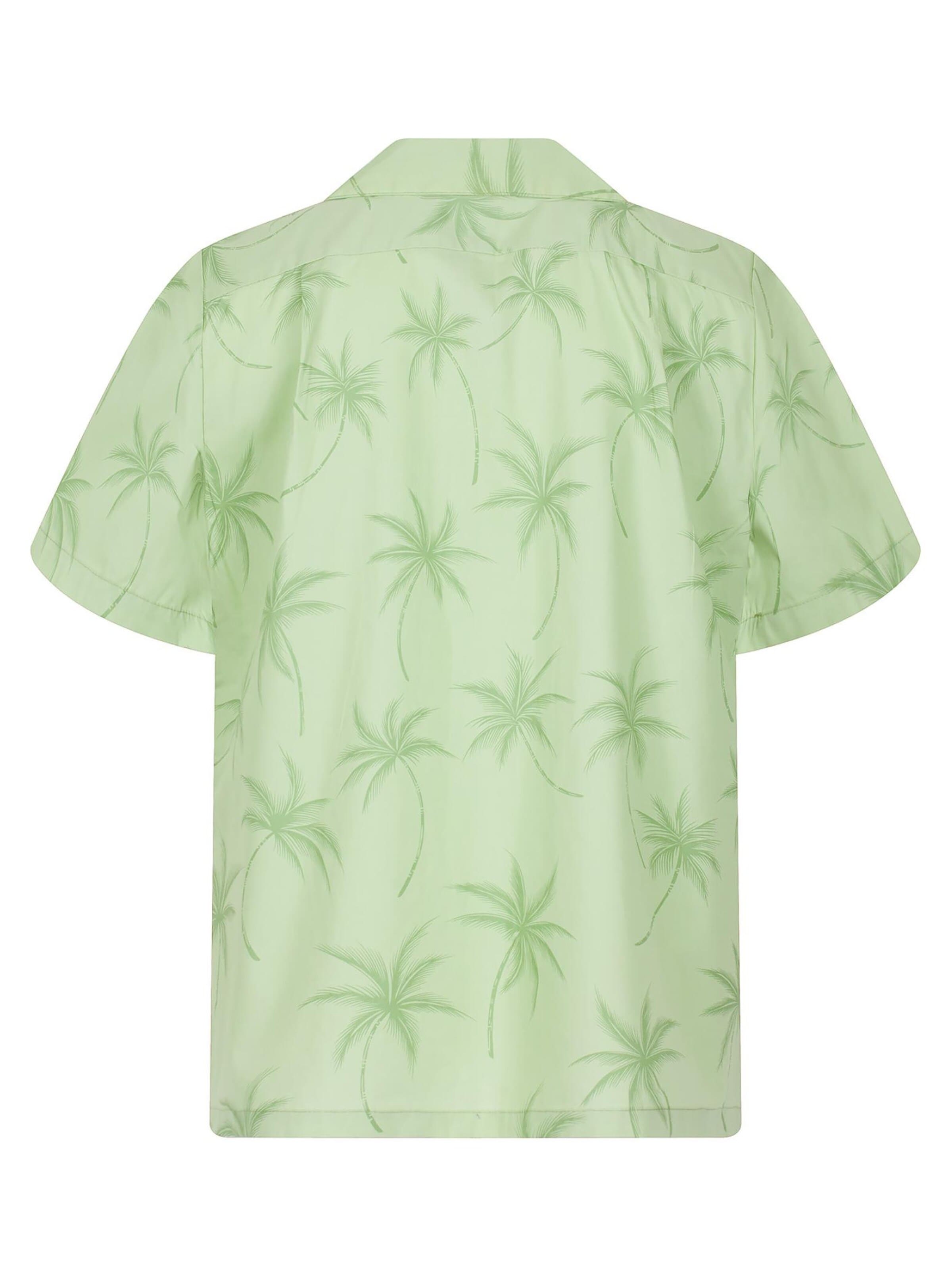 Coupe regular Chemise 'Palmshadow' KY's en vert