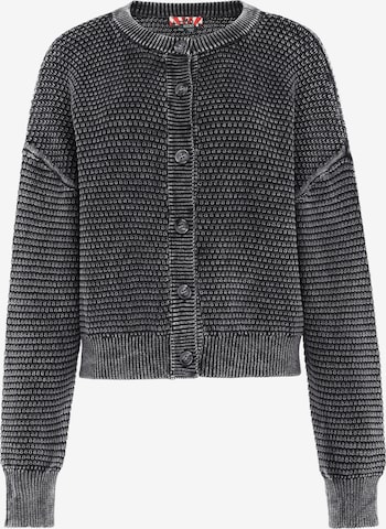 Cardigan myMo ROCKS en noir : devant