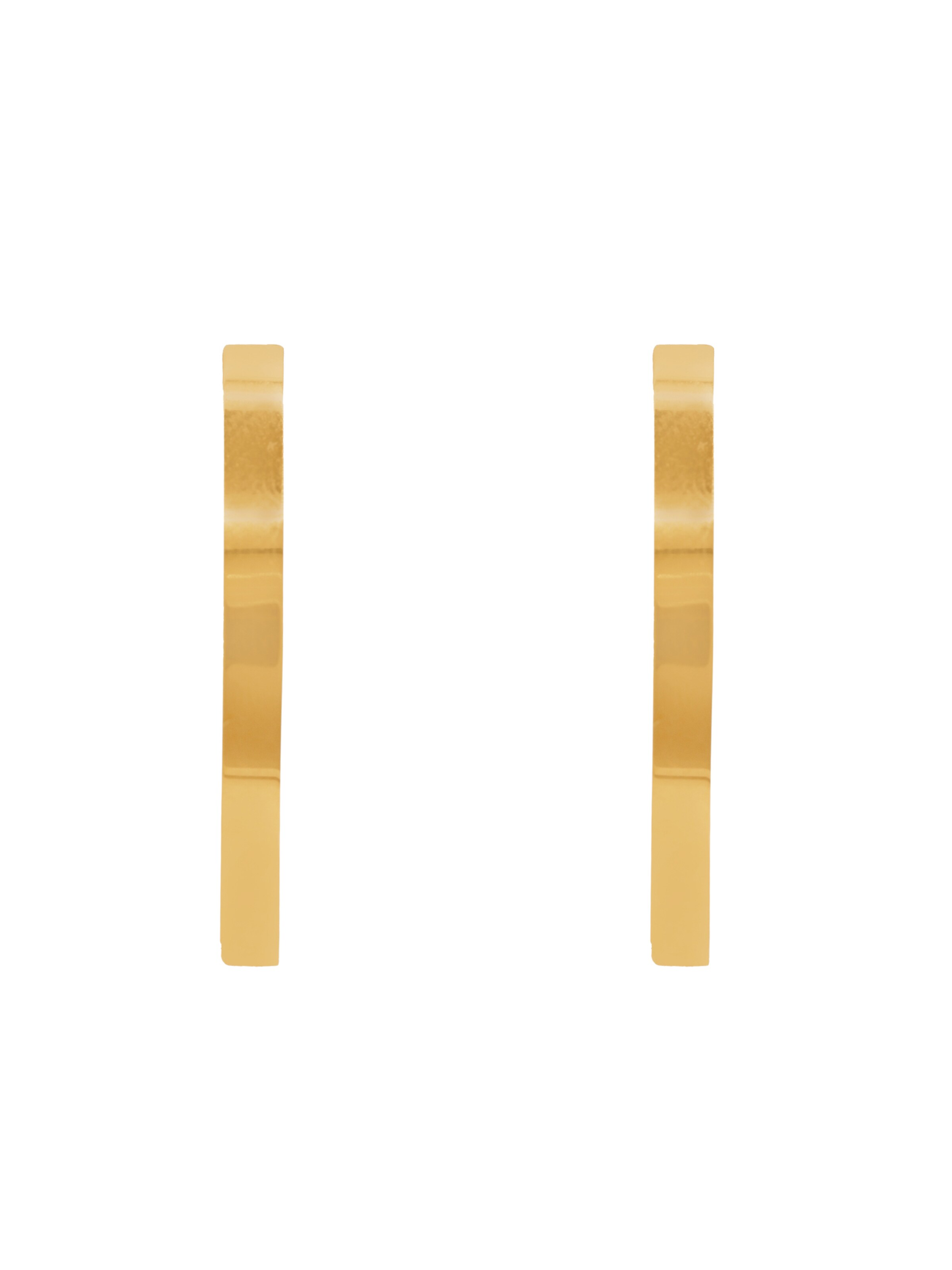 Boucles d'oreilles 'Naomi' Heideman en or : devant