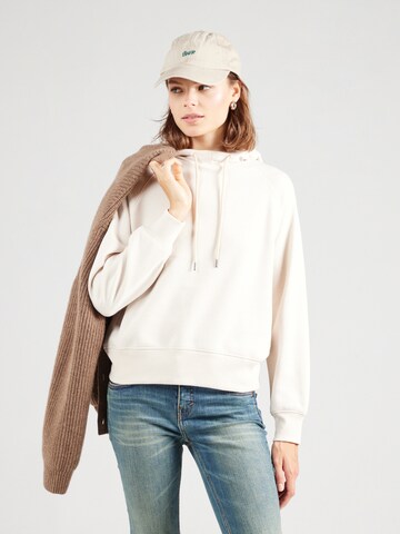 Hailys Sweatshirt 'Je44tta' in Beige: voorkant