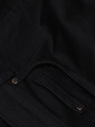 Goldner Skinny Jeans 'Bella' in Schwarz