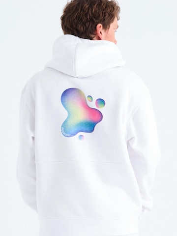 Rockupy Sweatshirt 'Gabriel'‌‌‌‌‌‌‌‌ in Weiß