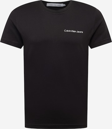 Calvin Klein Jeans - Camiseta en negro: frente