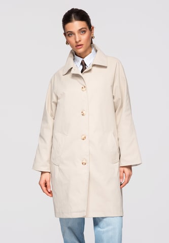 Ombre Between-Seasons Coat 'Colc' in Beige: front