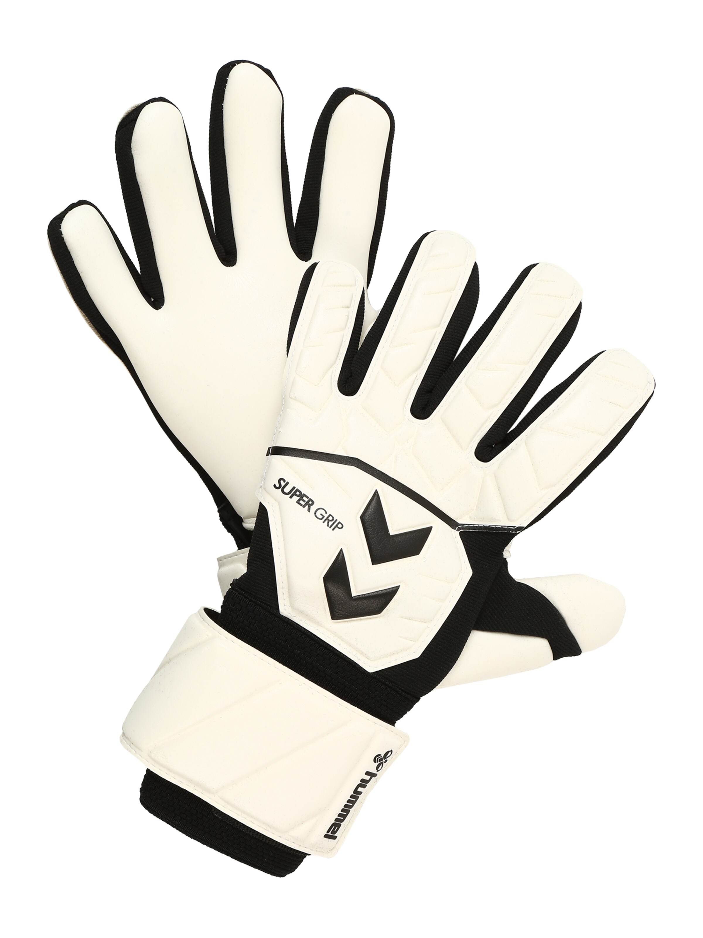 Hummel Спортни ръкавици 'GK' в бяло: отпред